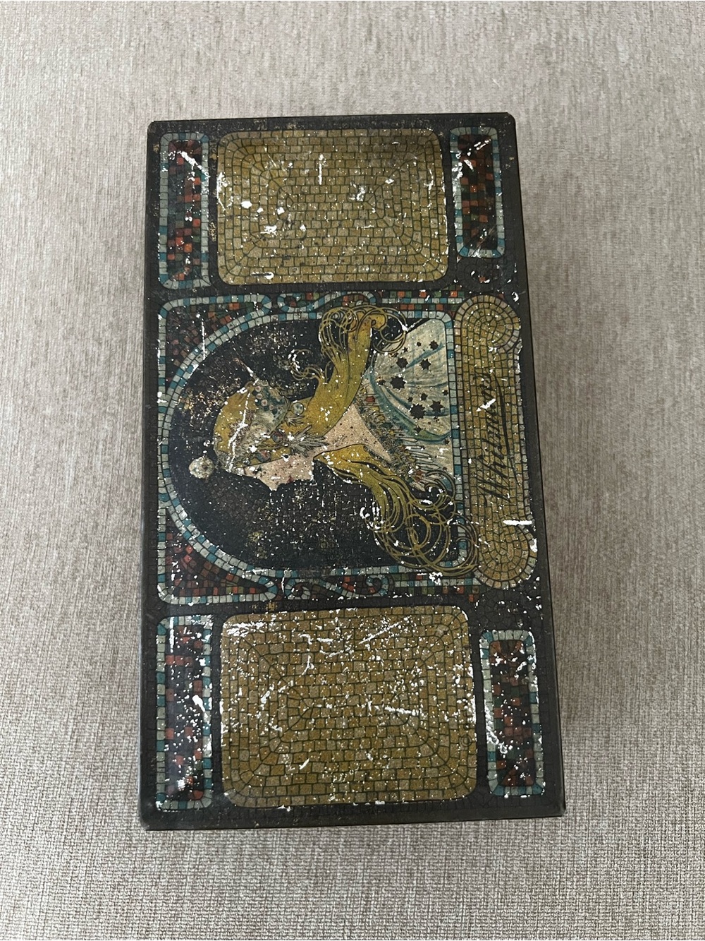 Vintage/Antique Whitman’s Salmagundi Chocolate Tin Box